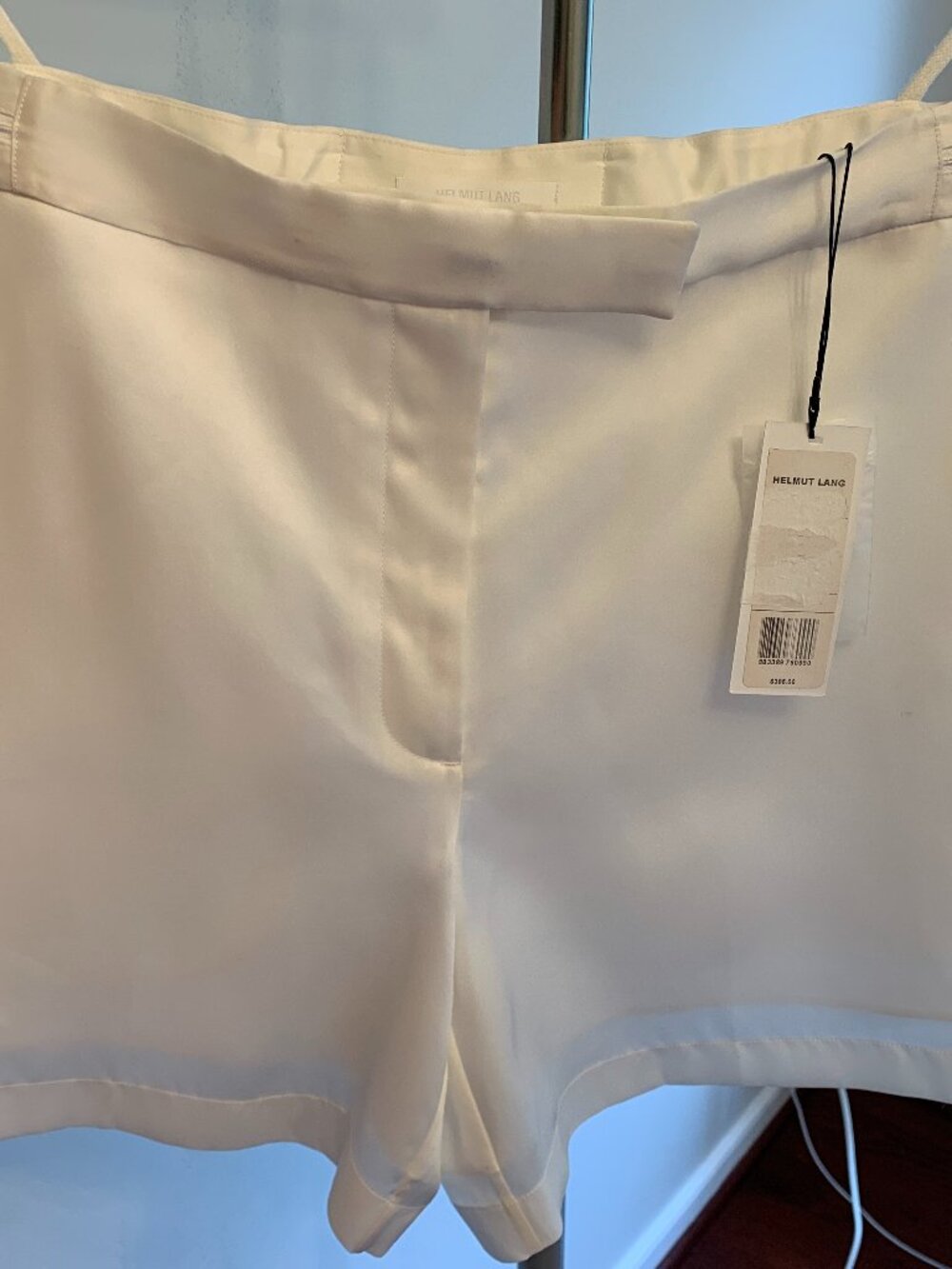 Helmut Land White Silk Resort Short